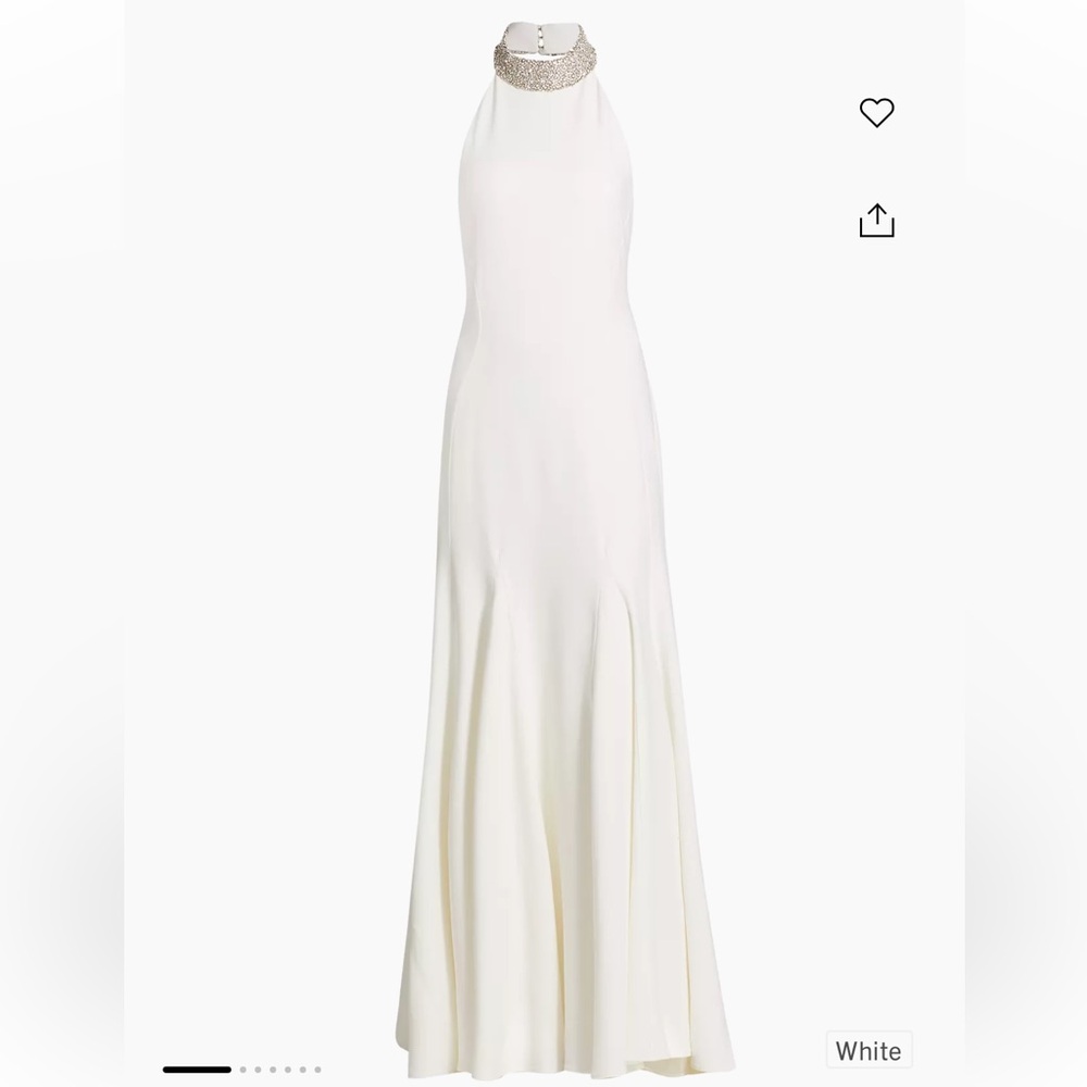 Stella McCartney White Sleeveless Gown (Sofia Richie)